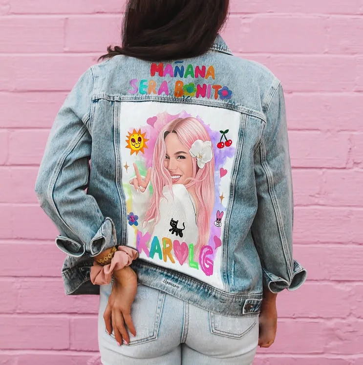 chaqueta personalizada iborrero custom denim jacket regalos personalizados originales
