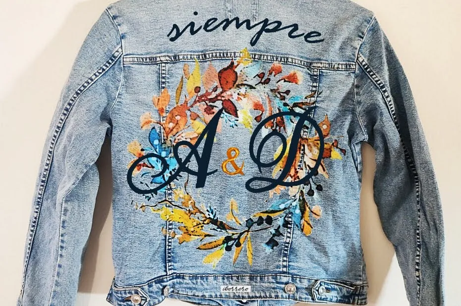 chaqueta personalizada iborrero custom denim jacket regalos personalizados originales