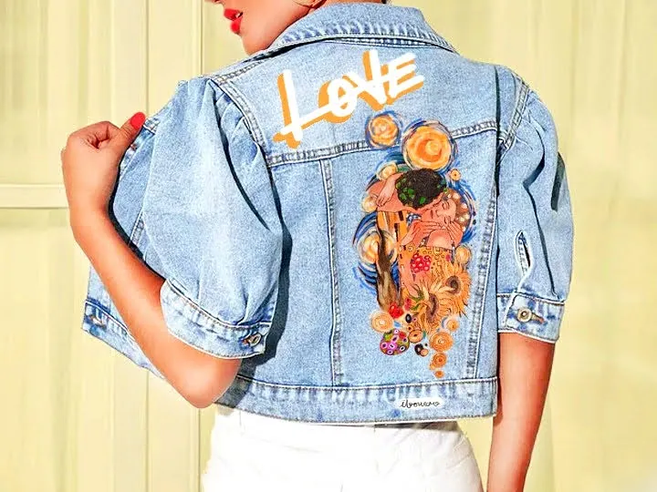 chaqueta personalizada iborrero custom denim jacket regalos personalizados originales