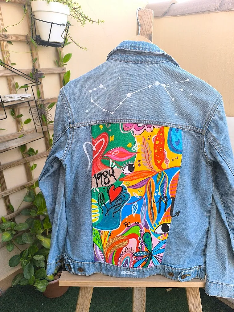 chaqueta personalizada iborrero custom denim jacket regalos personalizados originales