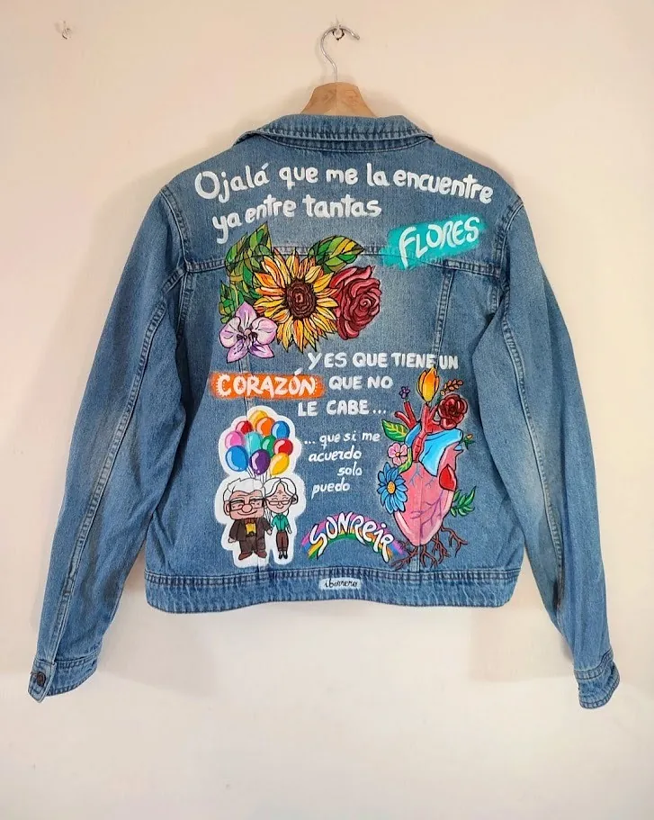 chaqueta personalizada iborrero custom denim jacket regalos personalizados originales