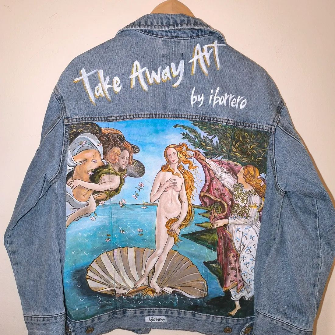 chaqueta personalizada iborrero custom denim jacket regalos personalizados originales disney bodas novias wedding bride 